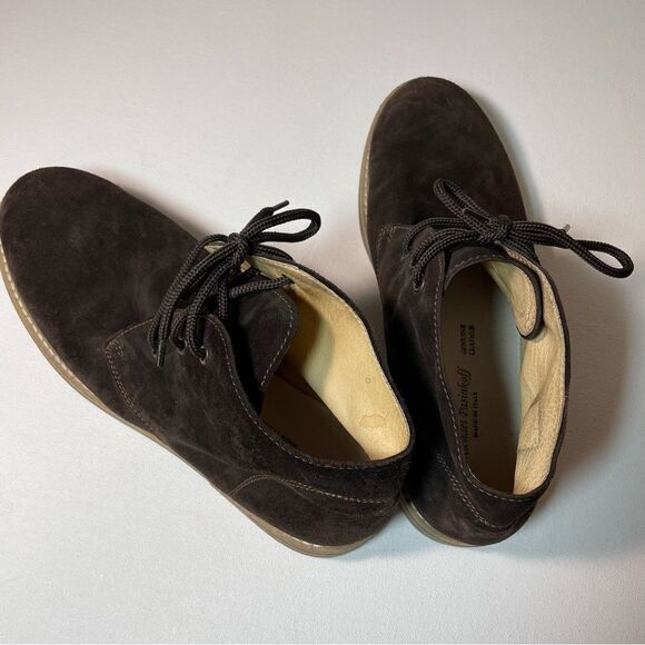 Michael Pasinkoff chocolate suede chukka boots size 40 - Picture 7 of 8